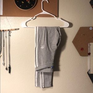 Gray Adidas leggings